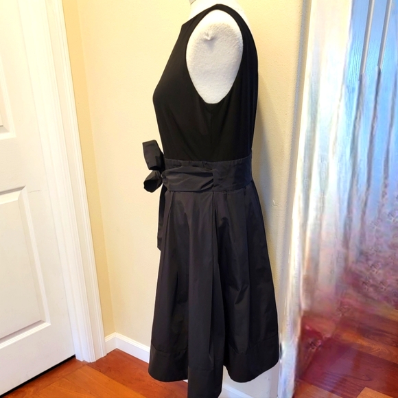 Ralph Lauren:Black Bodice Bow Party Dress - Picture 3 of 6